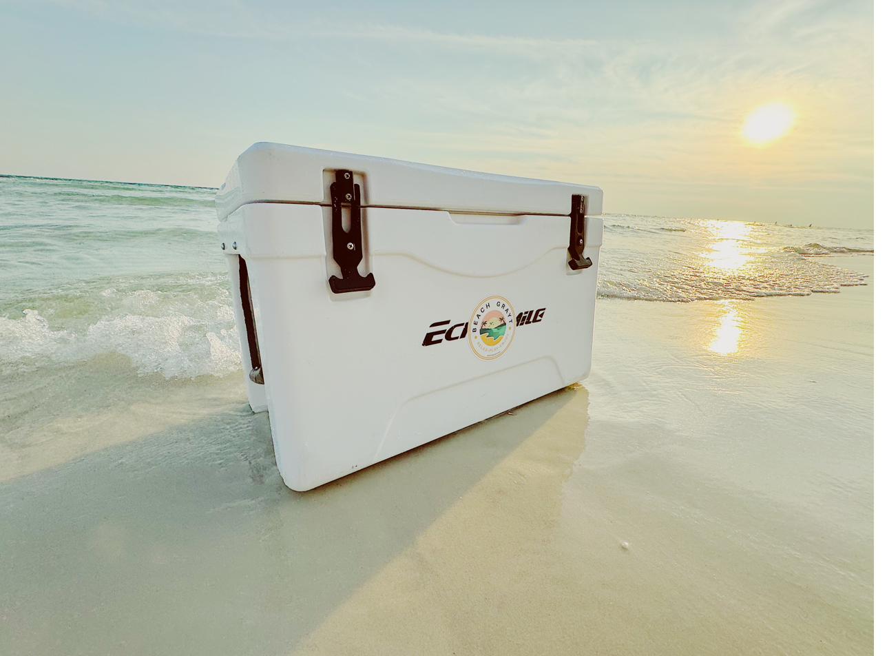 Cooler at the water
